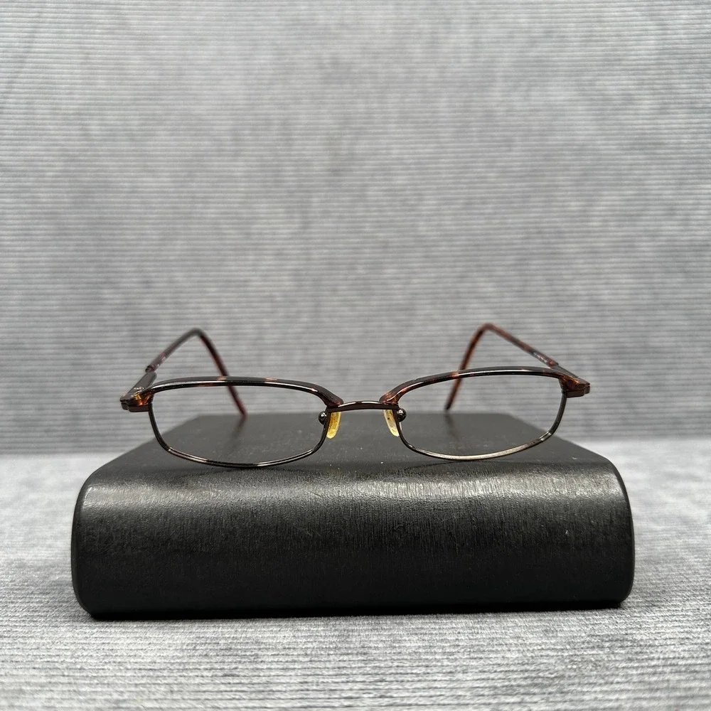 Guess GU 1050 TO Tortoise Shell Oval Y2K Eyeglasses Frame 48-18-140 Brown Unisex